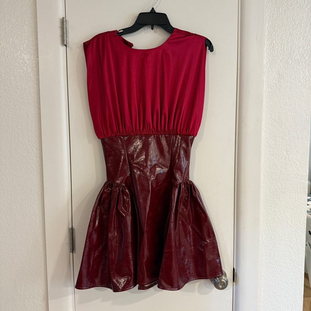 Micas Burgundy Dress- Never Worn